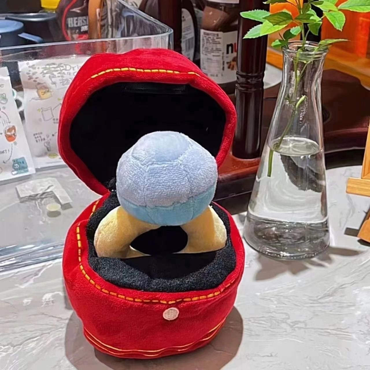 絨毛巨大鑽石戒指玩具