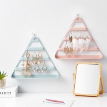 三角形耳環飾品收納展示架 (三色)