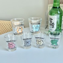 Yeah可愛動物燒酒杯6件組